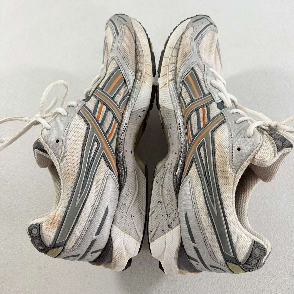 Vintage ASICS Gel-Empire 2004 Men's White Gray Running Shoes Size 10.5 READ